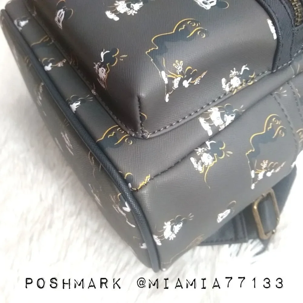Loungefly Disney Mickey Mouse Spooked Mini Backpack and Coin Pouches